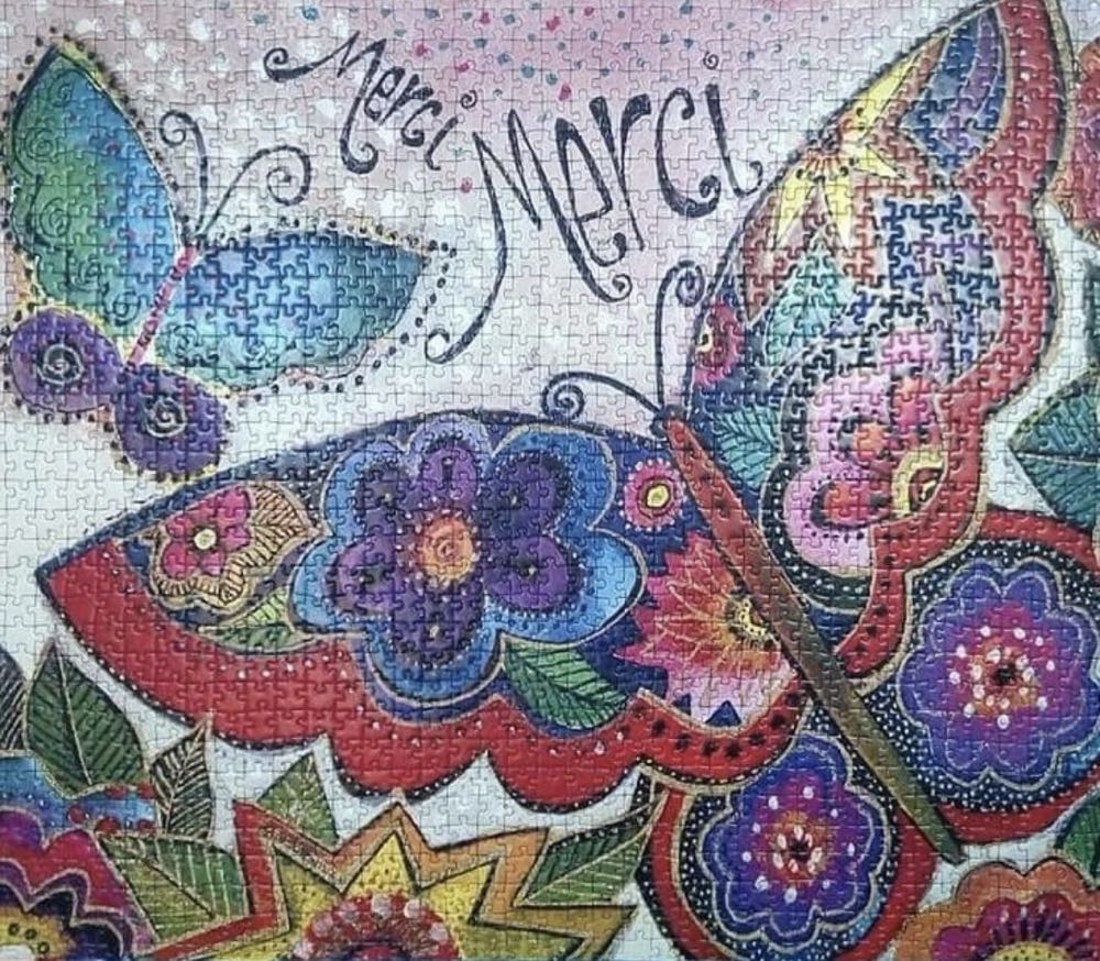 Colorful Butterflies - Ravensburger puzzle collectible [Barcode 4005556163328] - Main Image 3