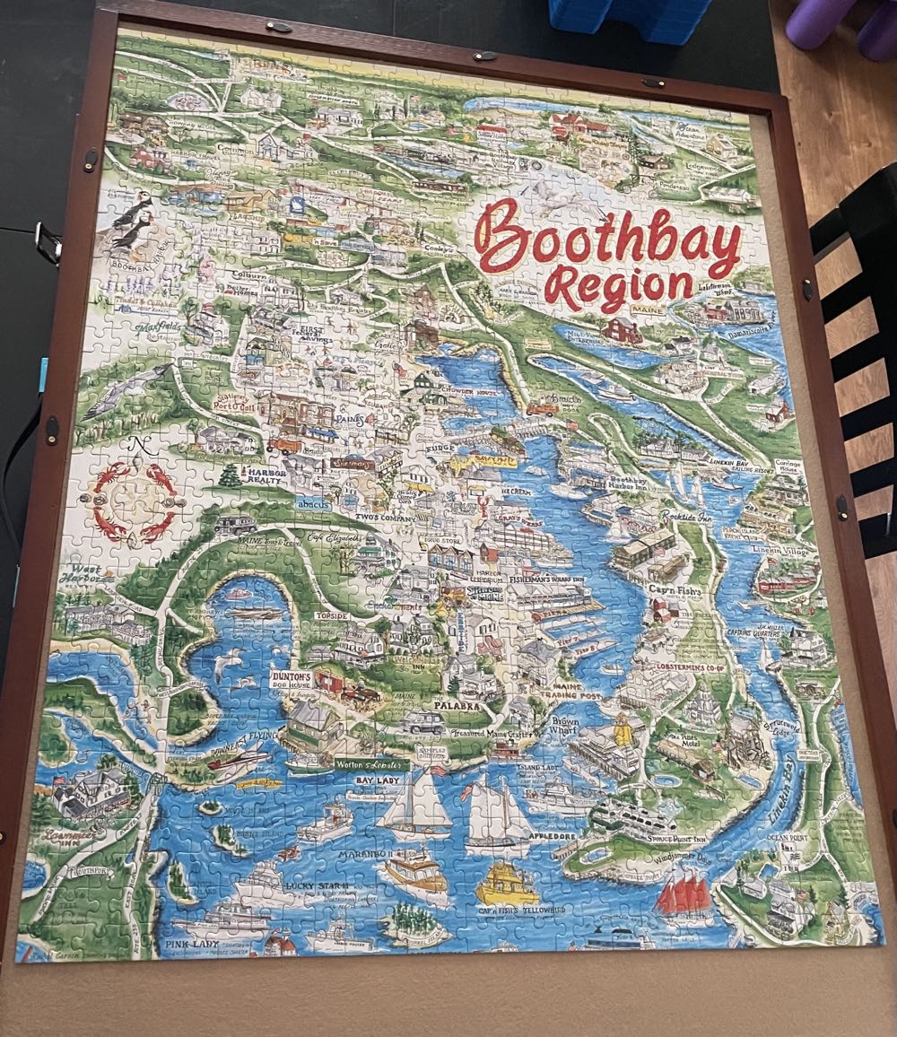 Boothbay Region - White Mountain Puzzles puzzle collectible - Main Image 3