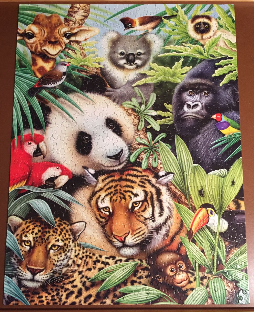 SOLD - Animal Magic - White Mountain Puzzles puzzle collectible [Barcode 724819248728] - Main Image 2