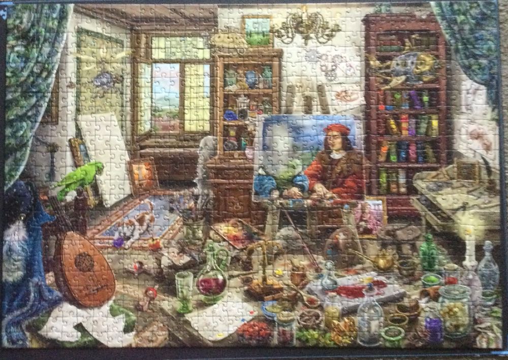 Artist Studio - Ravensburger puzzle collectible [Barcode 4005556167821] - Main Image 2