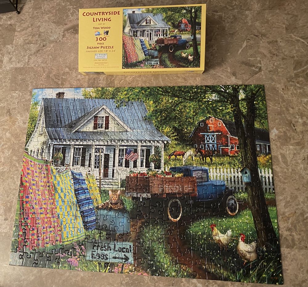 Countryside Living - SunsOut puzzle collectible [Barcode 796780287716] - Main Image 2