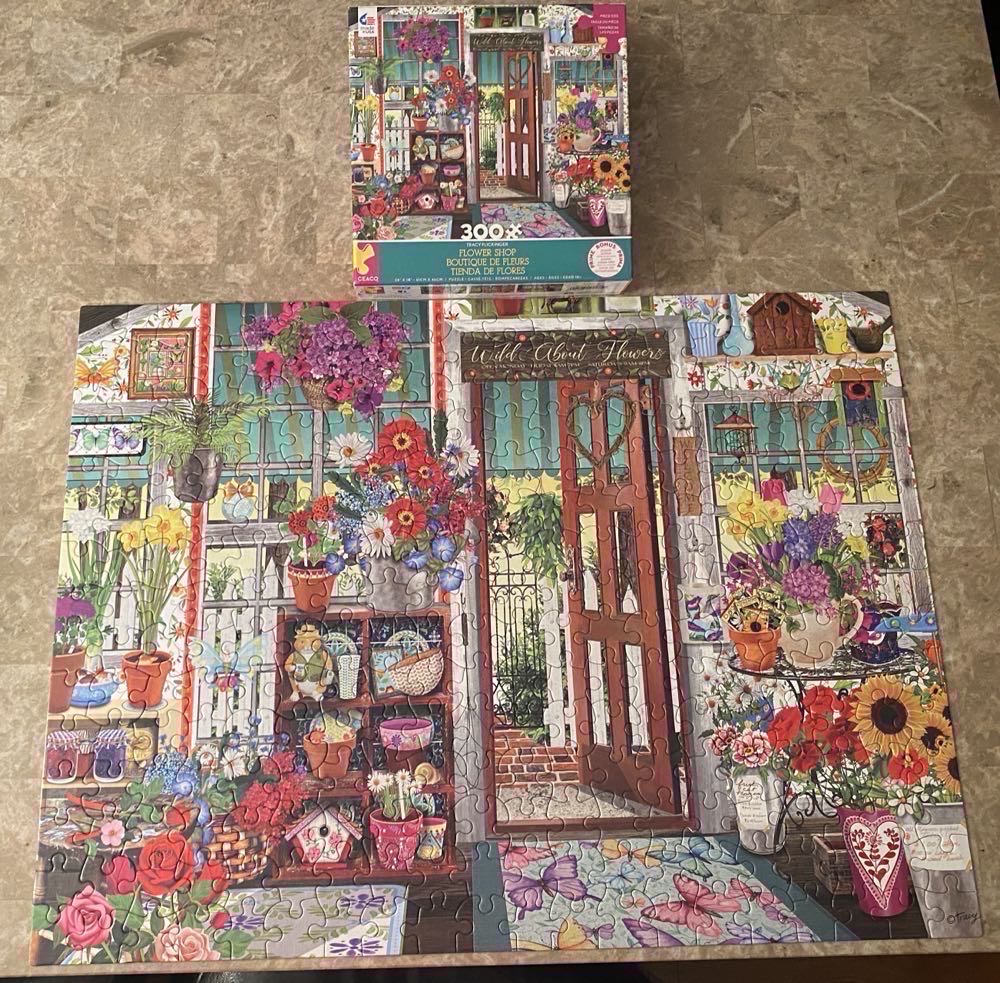 Flower Shop - Ceaco puzzle collectible [Barcode 021081222754] - Main Image 2