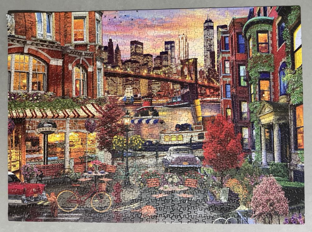 Cities: Brooklyn Bakery - Ceaco 🇺🇸 puzzle collectible [Barcode 021081310451] - Main Image 3