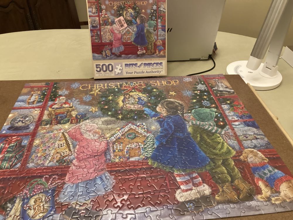 Christmas Blessings. Cheryl  - Bits And Pieces puzzle collectible [Barcode 192949055507] - Main Image 2