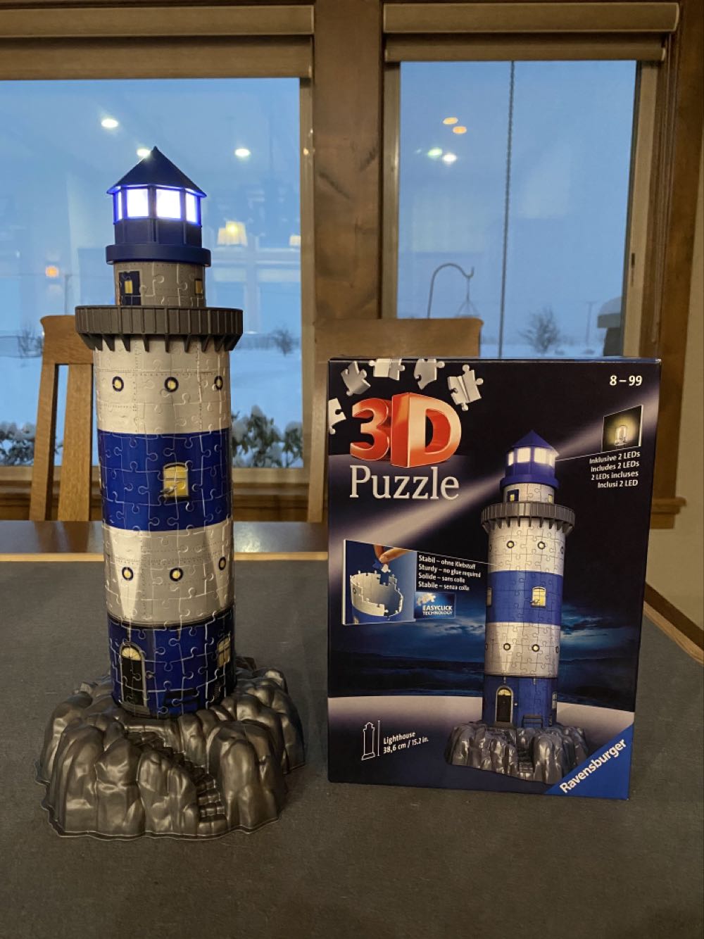 Blue Lighthouse - Ravensburger puzzle collectible [Barcode 4005556125777] - Main Image 3