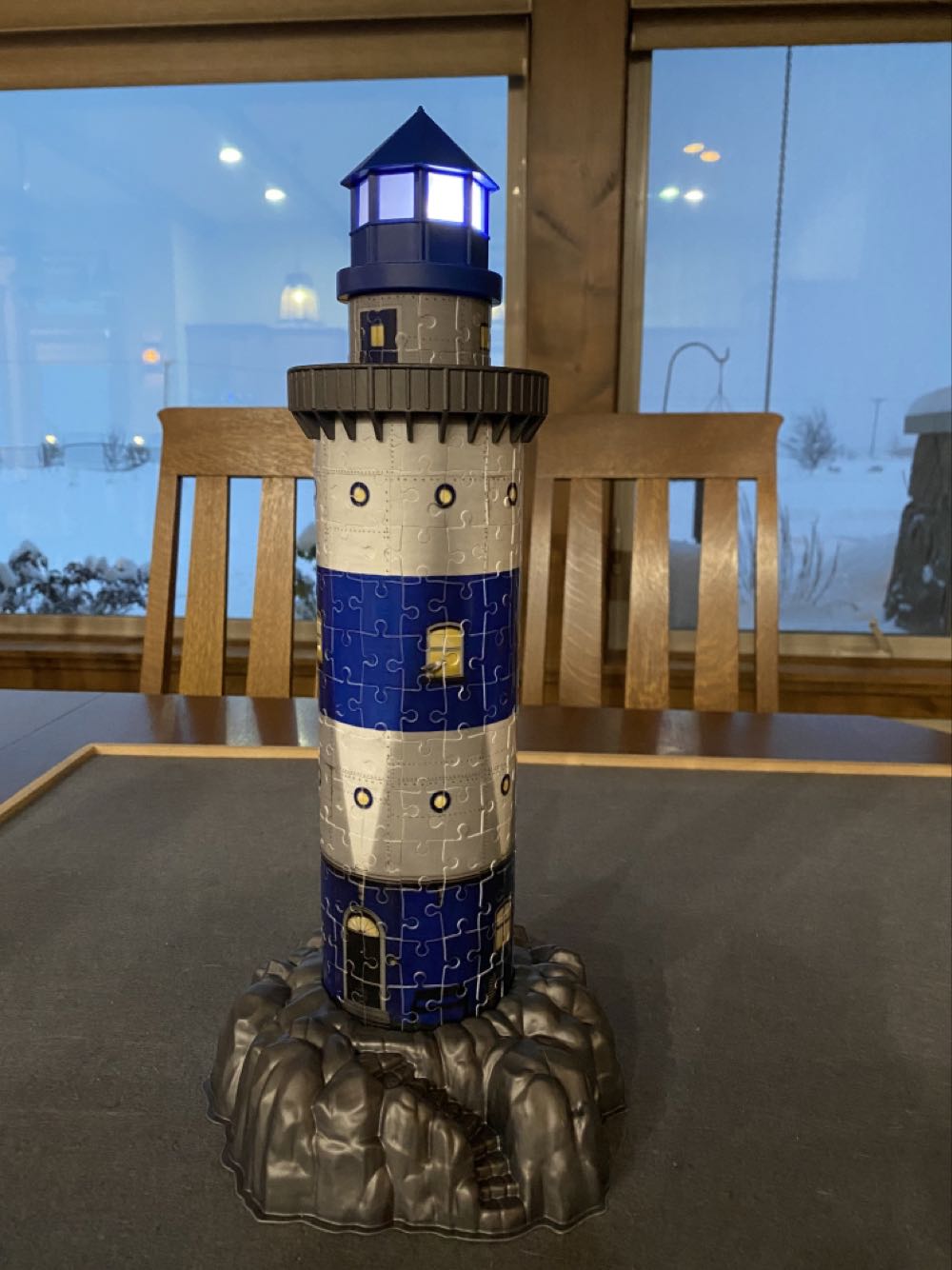 Blue Lighthouse - Ravensburger puzzle collectible [Barcode 4005556125777] - Main Image 4