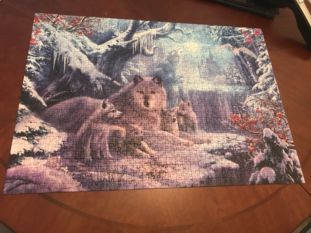 Winter Wolves Grey - Ravensburger 🇩🇪 puzzle collectible [Barcode 4005556197040] - Main Image 2