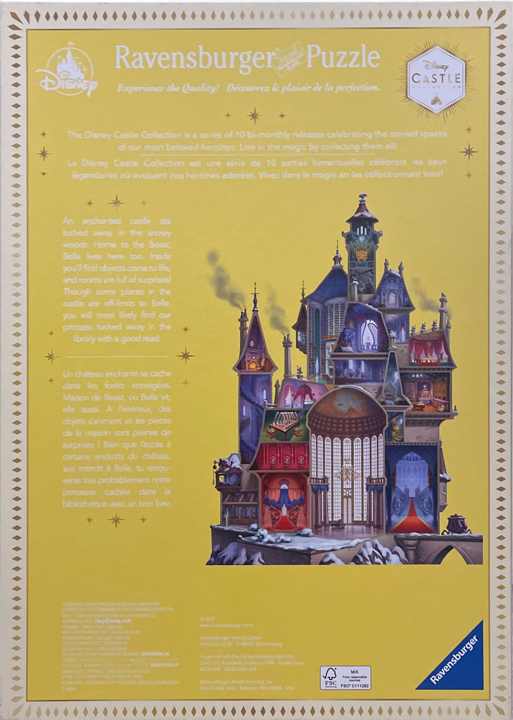 Disney Castle Collection - Belle #10 - Ravensburger puzzle collectible - Main Image 2