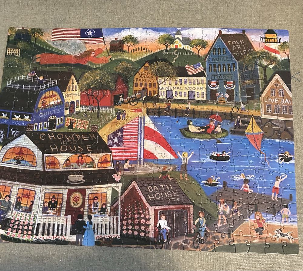 Summertime Spirit Village - Cardinal puzzle collectible [Barcode 778988679142] - Main Image 2