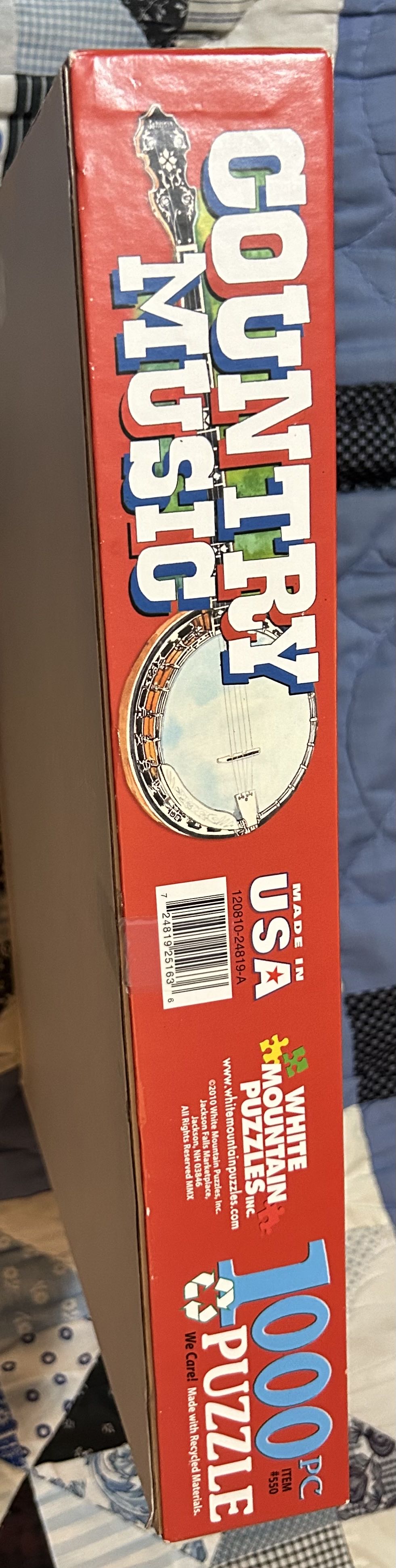 Country Music - 2010 - White Mountain puzzle collectible [Barcode 724819251636] - Main Image 2