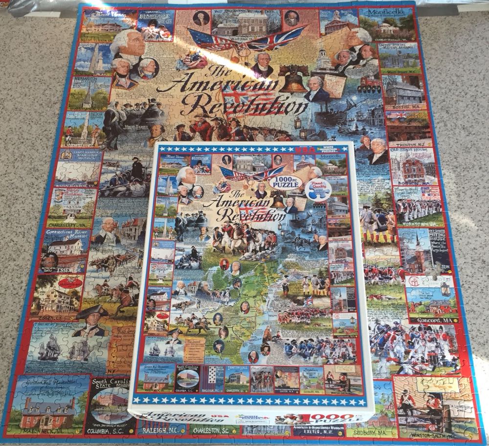 The American Revolution - White Mountain puzzle collectible [Barcode 724819248957] - Main Image 4