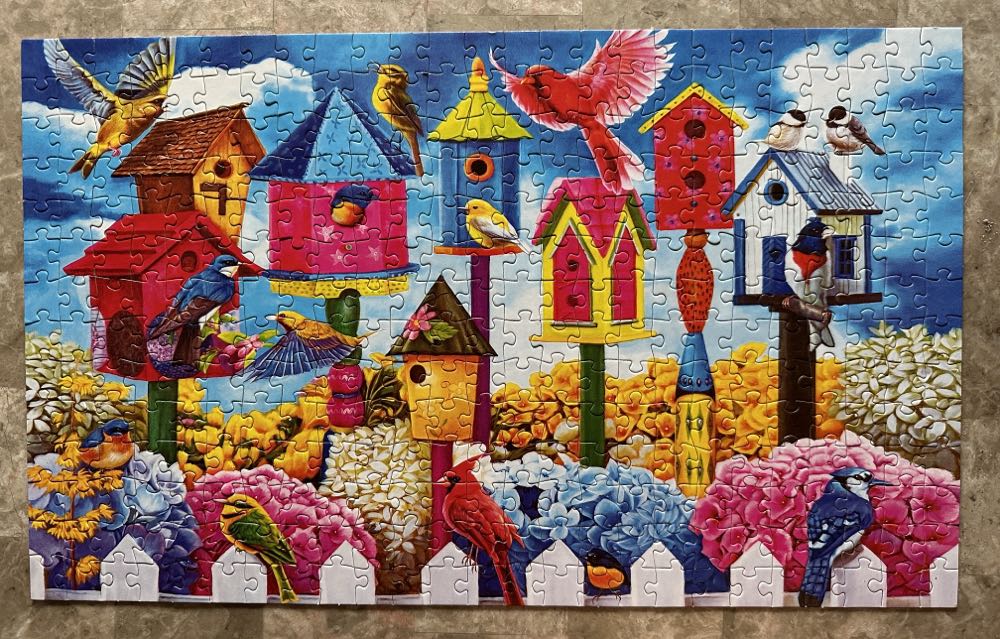 Birdhouse Row - Cra-Z-Art puzzle collectible [Barcode 639277558824] - Main Image 3