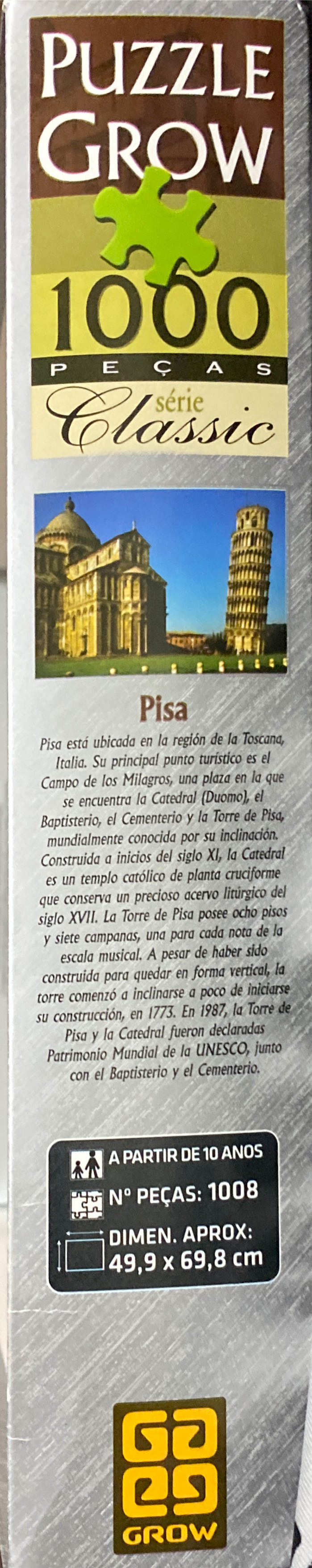 Pisa - Grow puzzle collectible [Barcode 7891219025815] - Main Image 2