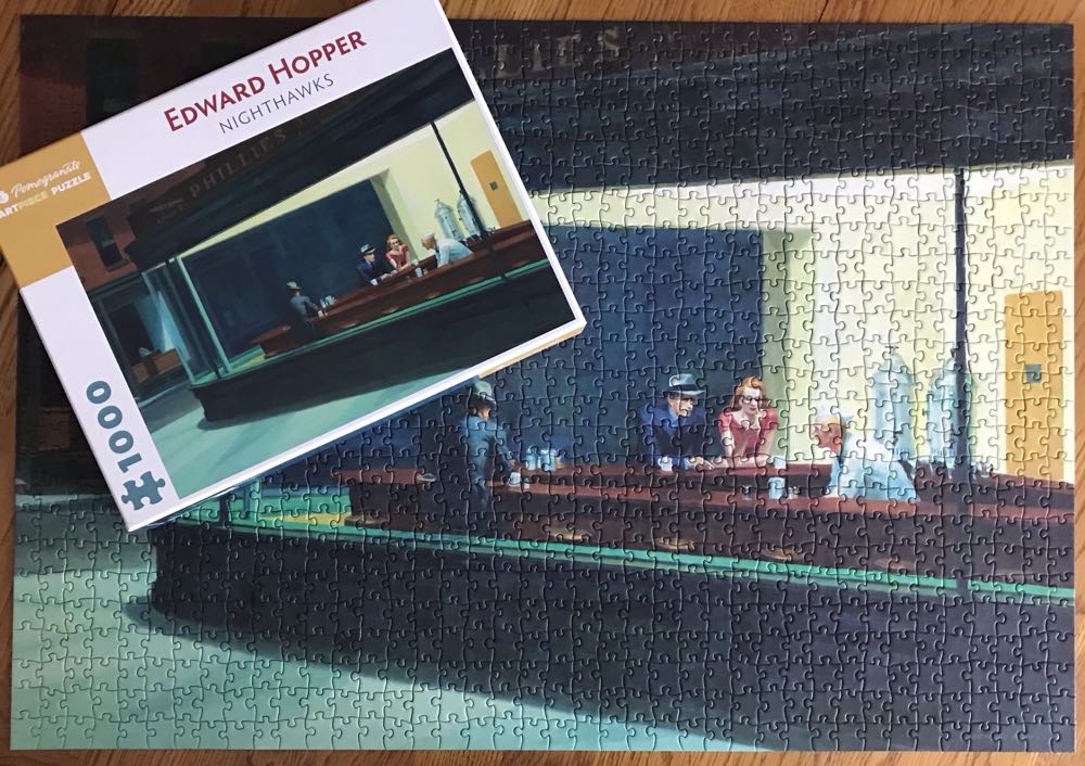 Nighthawks - Pomegranate puzzle collectible [Barcode 9781087500973] - Main Image 3