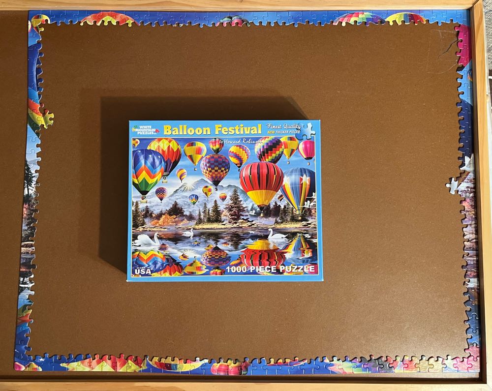 Balloon Festival - White Mountain puzzle collectible [Barcode 724819254415] - Main Image 4