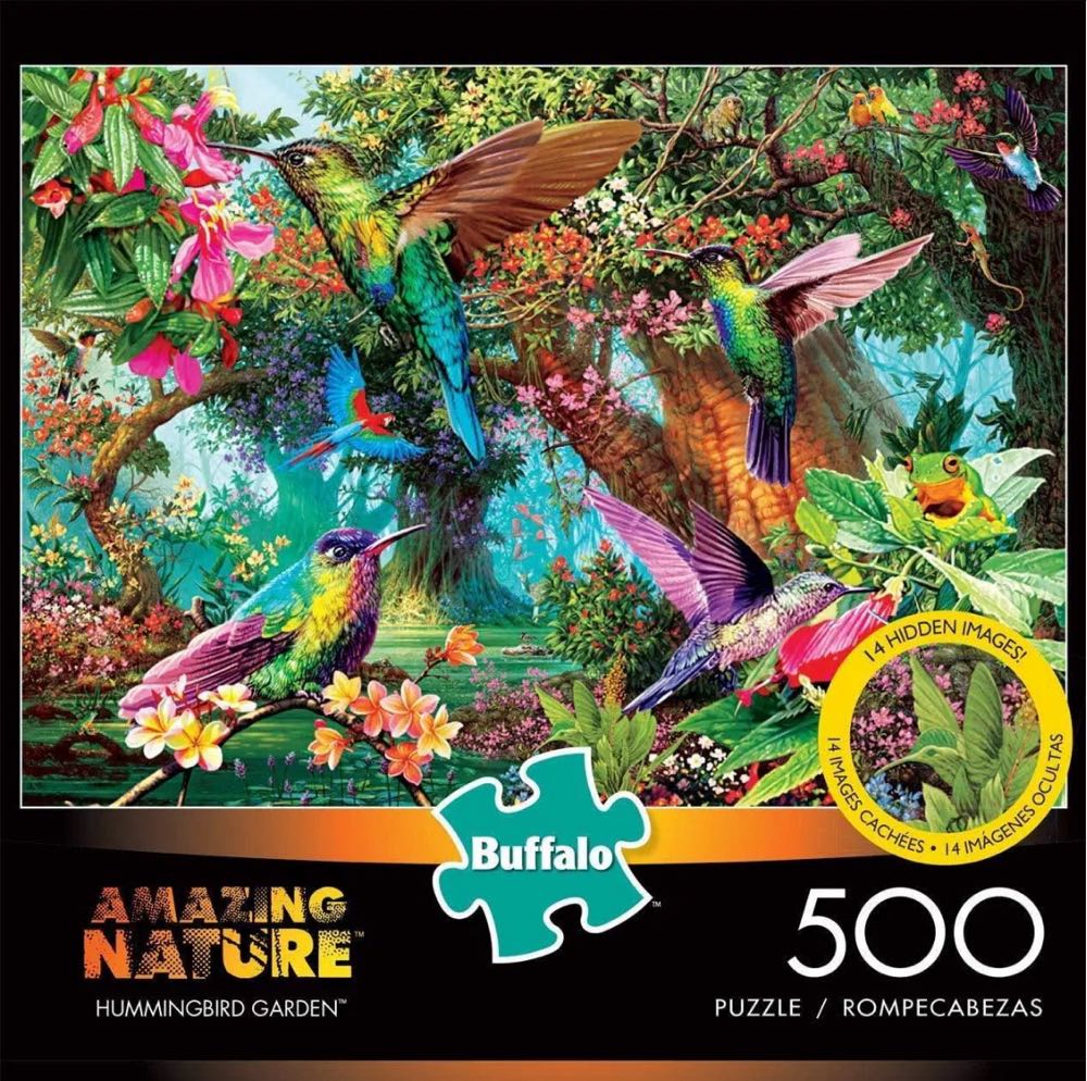 Hummingbird Garden - Buffalo puzzle collectible [Barcode 079346037896] - Main Image 2