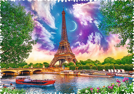 Sky Over Paris - Trefl puzzle collectible [Barcode 5900511111156] - Main Image 2