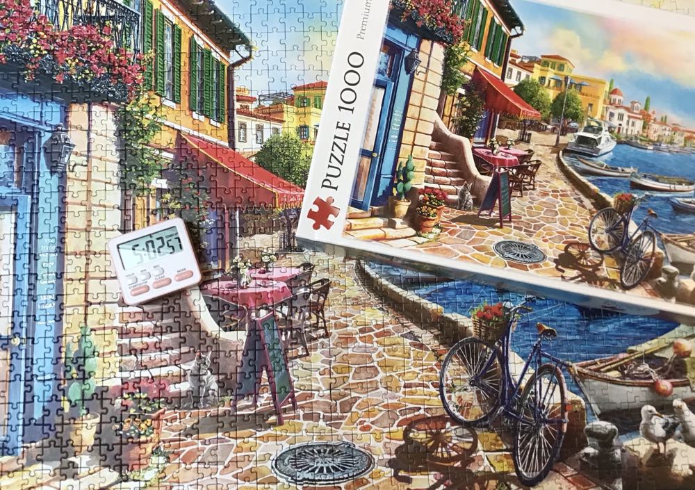 Sunny Embankment - Trefl puzzle collectible [Barcode 5900511105278] - Main Image 3