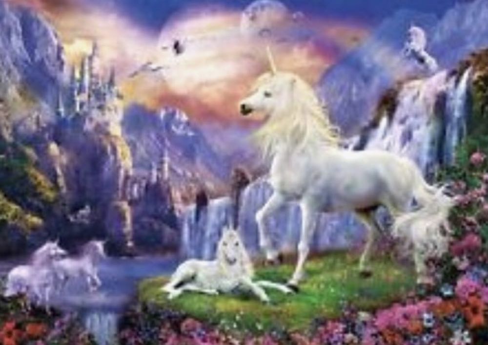 Unicorn - Early Evening - Clementoni puzzle collectible [Barcode 8005125977956] - Main Image 2