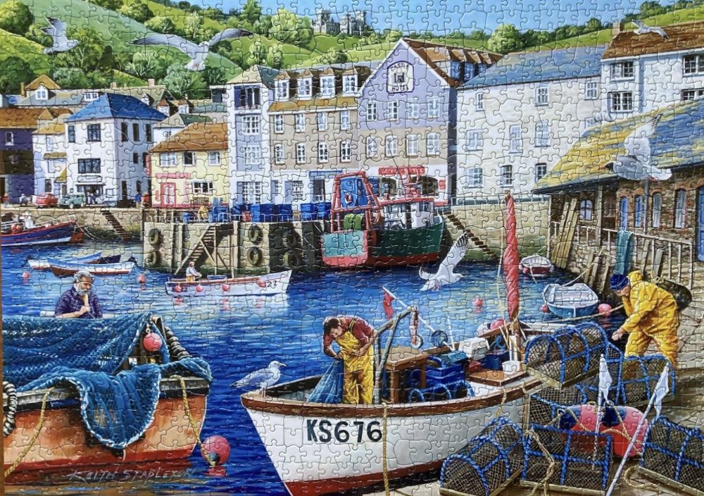 Busy Harbour (No 12) - HOP 🇬🇧 puzzle collectible [Barcode 5060002004180] - Main Image 3