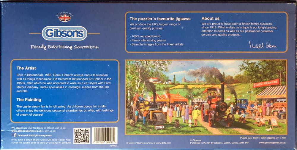 Come For A Ride - Gibsons puzzle collectible [Barcode 5012269040272] - Main Image 2