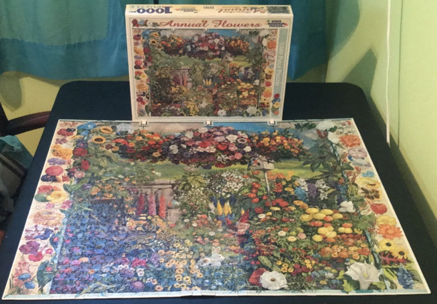 Annual Flowers/Verified/bigbox - White Mountain Puzzles puzzle collectible [Barcode 724819250035] - Main Image 2