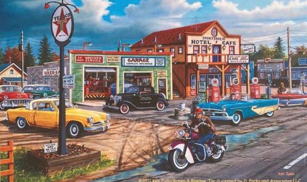 Crossroads - From Andree - SunsOut puzzle collectible [Barcode 796780397460] - Main Image 2