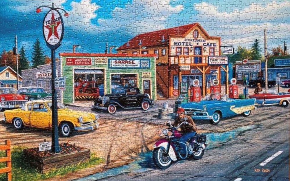 Crossroads - From Andree - SunsOut puzzle collectible [Barcode 796780397460] - Main Image 3