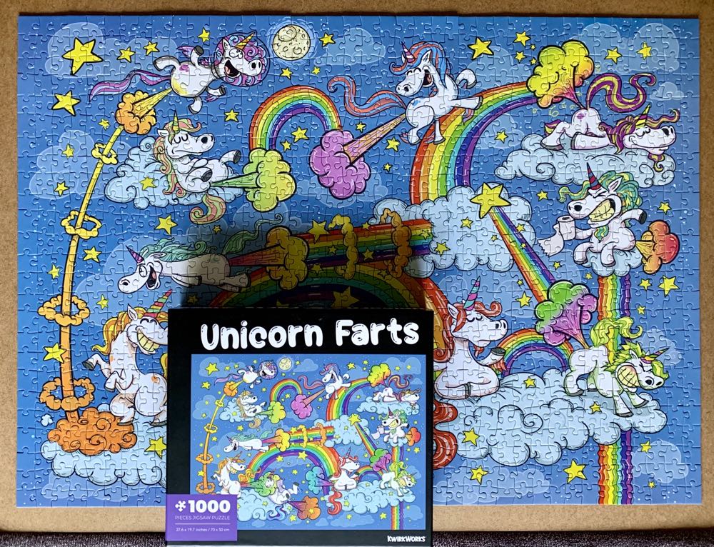 Unicorn Farts - KwirkWorks puzzle collectible [Barcode 850005275602] - Main Image 3