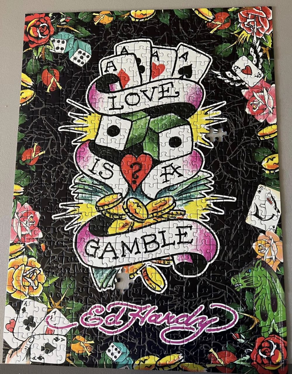 Love Is A Gamble - Ravensbuger puzzle collectible [Barcode 4005556146406] - Main Image 2