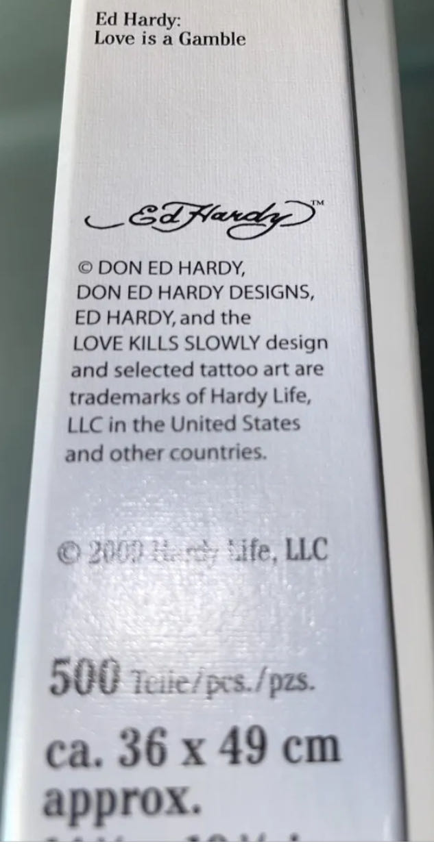 Love Is A Gamble - Ravensbuger puzzle collectible [Barcode 4005556146406] - Main Image 3