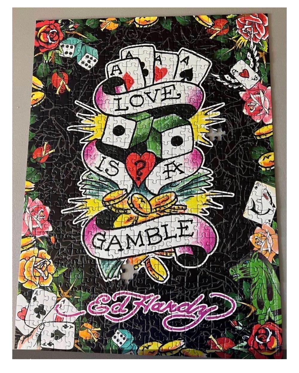 Love Is A Gamble - Ravensbuger puzzle collectible [Barcode 4005556146406] - Main Image 4