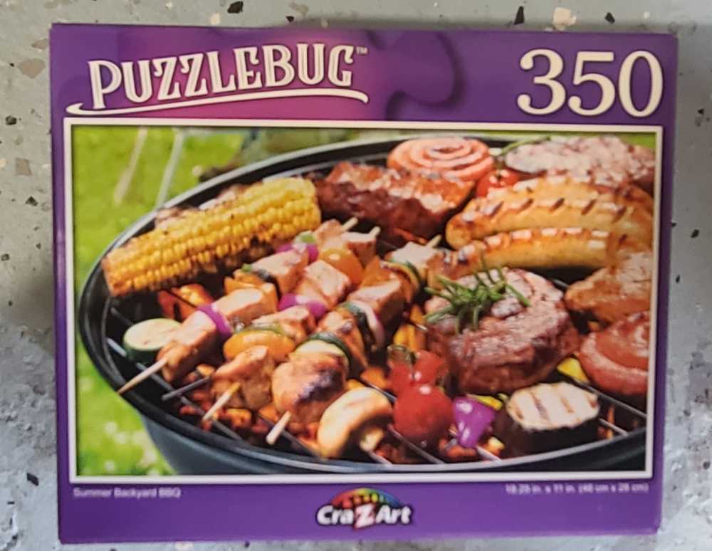 Summer Backyard Barbecue  - Cra-Z-Art puzzle collectible [Barcode 639277537928] - Main Image 1