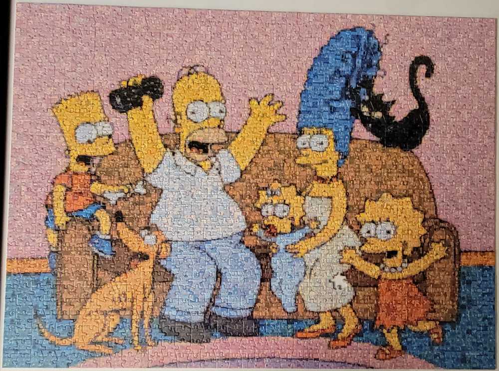 The Simpsons - Family Photomosaic - Buffalo Games & Puzzles puzzle collectible [Barcode 079346013531] - Main Image 3
