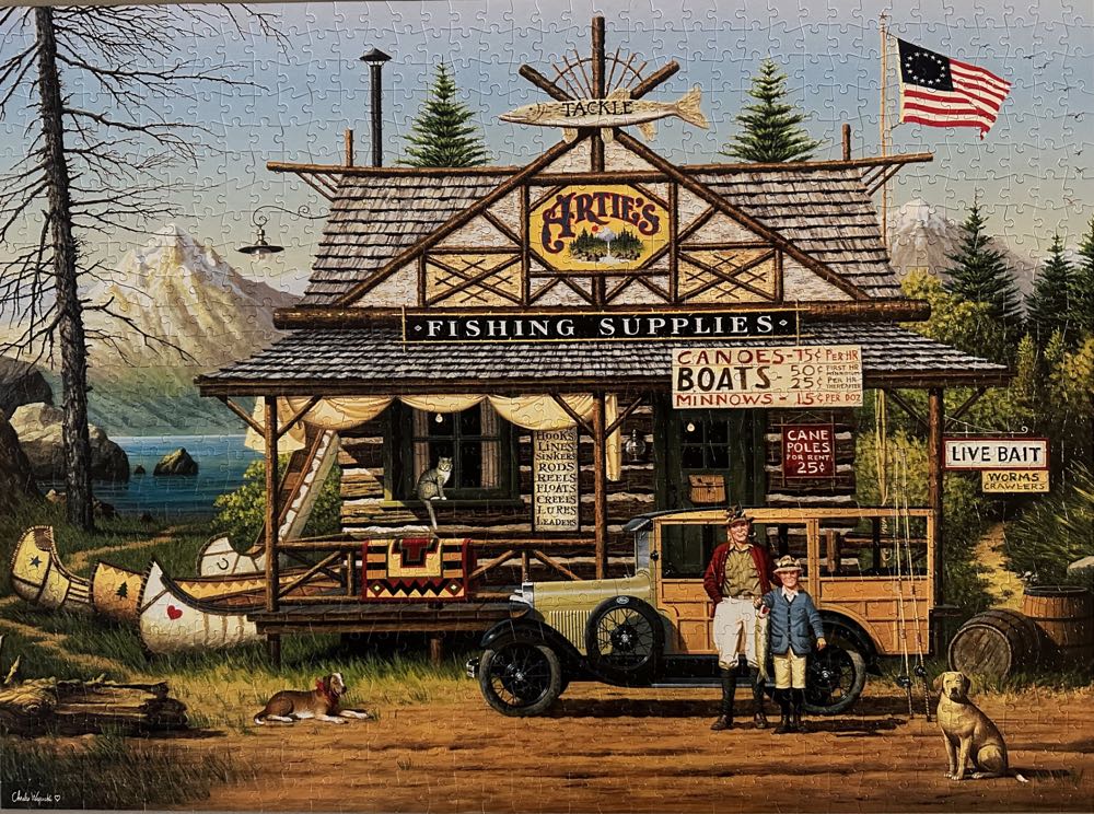 Proud Lil’ Angler  - Buffalo puzzle collectible - Main Image 2