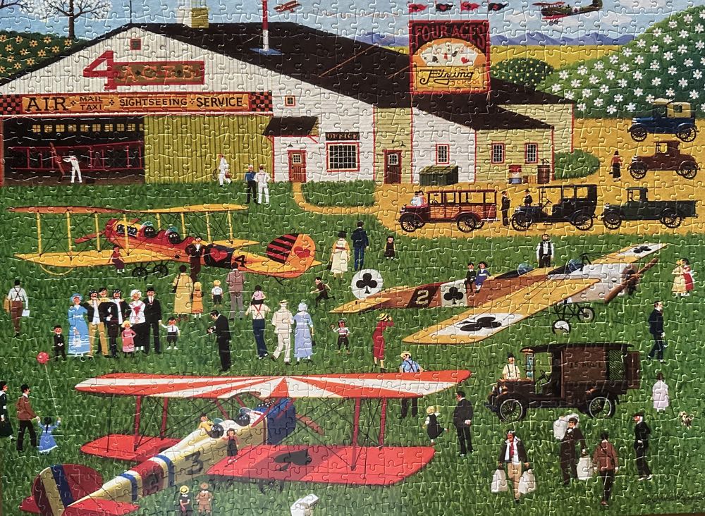 Four Aces Flying School - Buffalo puzzle collectible - Main Image 2