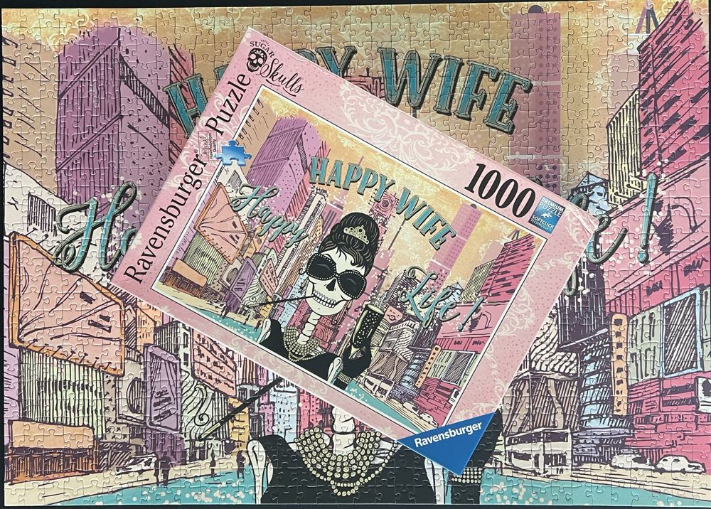 Happy Wife Happy Life-NEW-851, 5/30/25-SOLD - Ravensburger puzzle collectible [Barcode 4005556198313] - Main Image 4