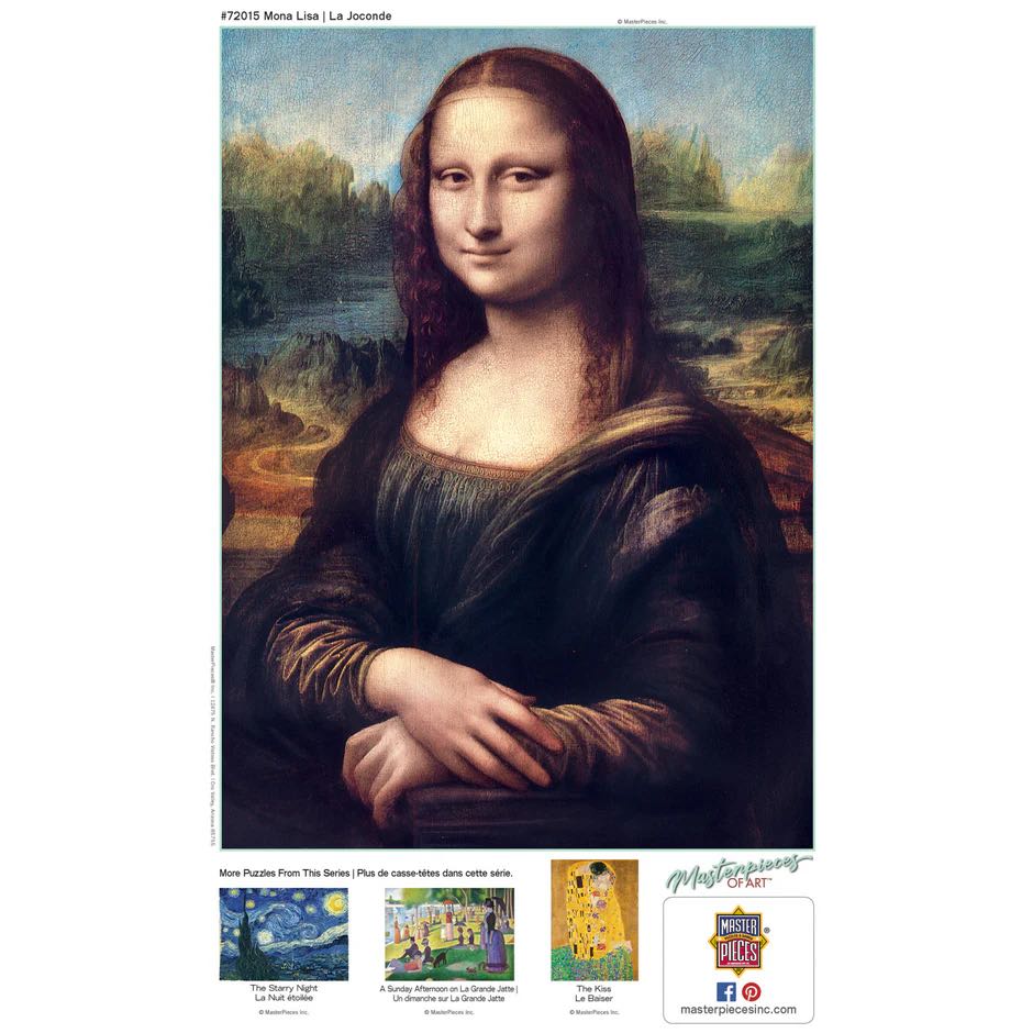 Mona Lisa - Master Pieces puzzle collectible [Barcode 705988720154] - Main Image 3