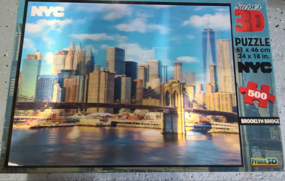 Nyc Brooklyn Bridge  - Prime 3D puzzle collectible [Barcode 670889101121] - Main Image 2