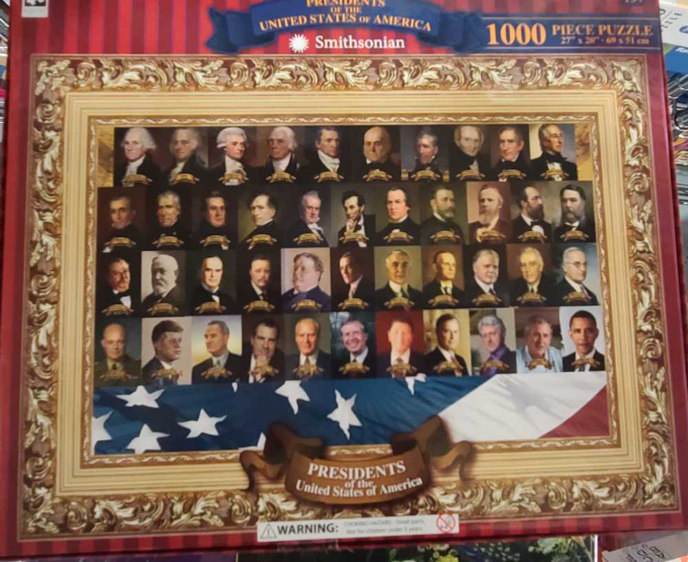 Presidents Of The United States Of America - Karmin International puzzle collectible [Barcode 773392086845] - Main Image 2