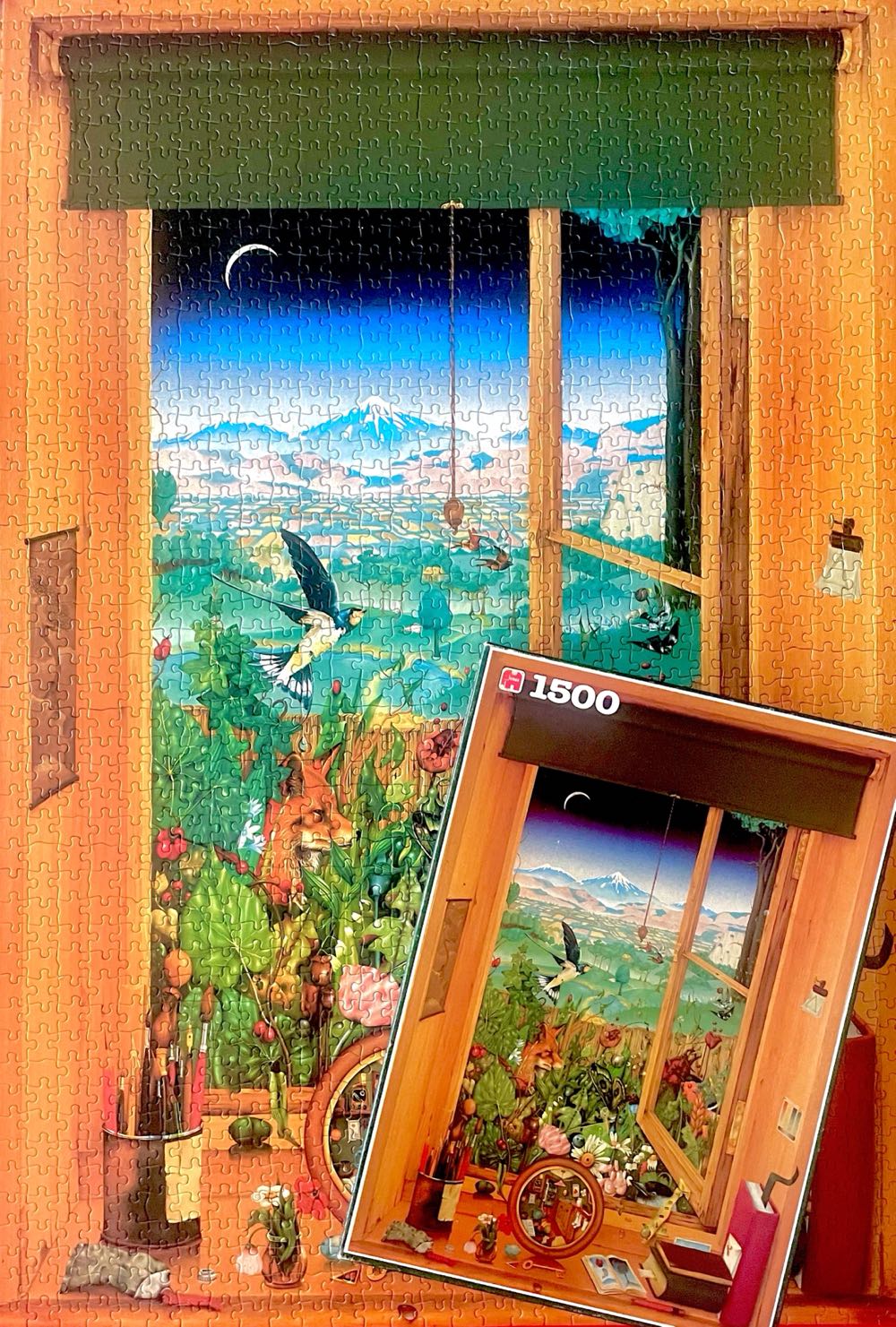 Nature Out My Window - Jumbo puzzle collectible [Barcode 8710126017319] - Main Image 2