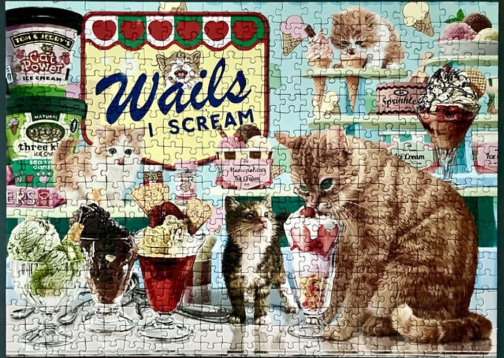 The Cat That Got The Cream - Ravensburger 🇬🇧 puzzle collectible [Barcode 4005556165278] - Main Image 3