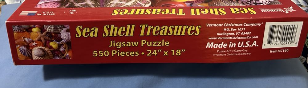 Sea Shell Treasures - Vermont Christmas Company puzzle collectible [Barcode 871241009158] - Main Image 2