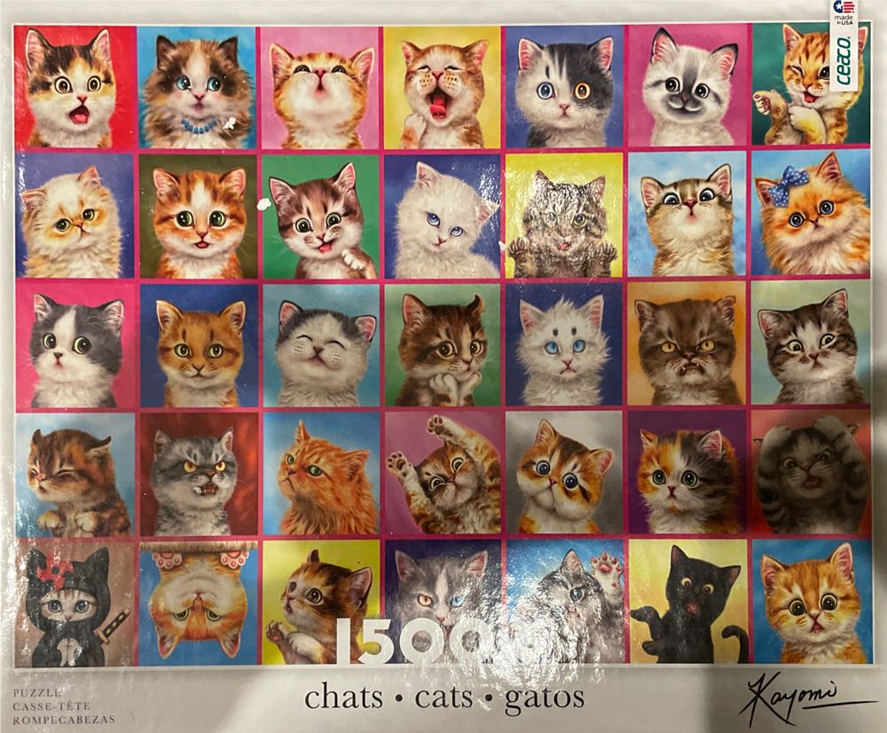 Cats - Ceaco puzzle collectible [Barcode 021081340175] - Main Image 1