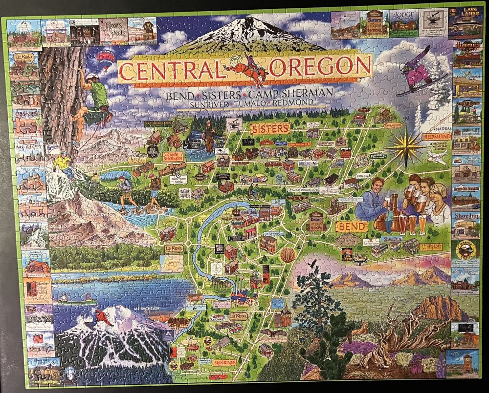 Central Oregon - White Mountain puzzle collectible [Barcode 724819255009] - Main Image 2