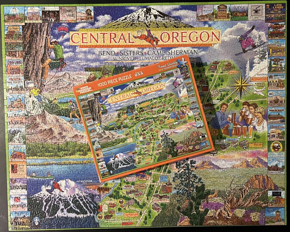 Central Oregon - White Mountain puzzle collectible [Barcode 724819255009] - Main Image 4