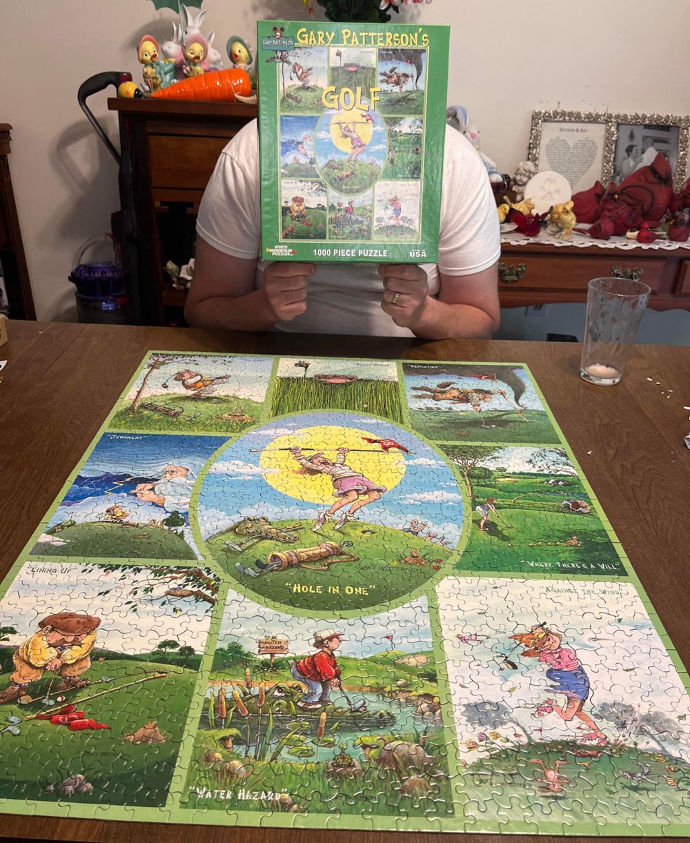 Gary Patterson’s Golf - White Mountain Puzzles puzzle collectible [Barcode 724819252787] - Main Image 2