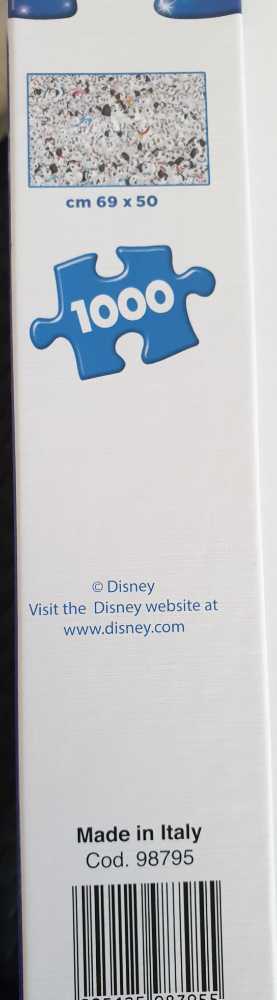 101 Dalmatiens 69 X 50 Cm - Clementoni puzzle collectible [Barcode 8005125987955] - Main Image 2