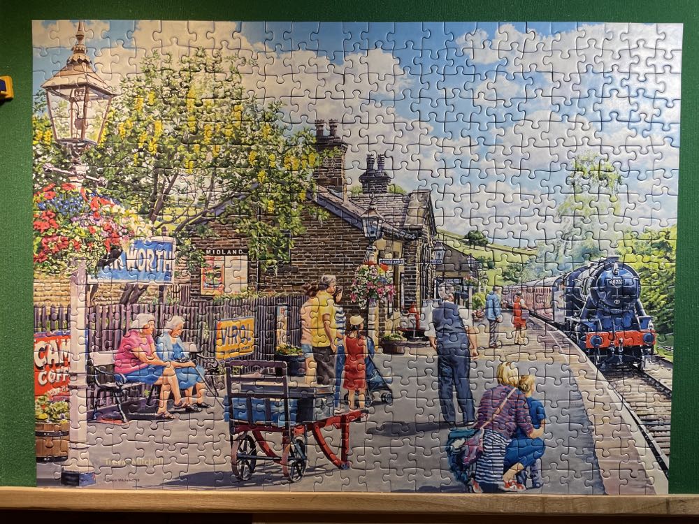 Railway Heritage No.1 Oakworth & Corfe - Ravensburger puzzle collectible [Barcode 4005556140619] - Main Image 2