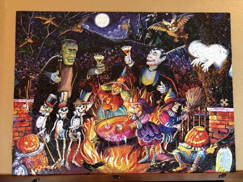 Monster Party Time - SunsOut puzzle collectible [Barcode 796780218314] - Main Image 2